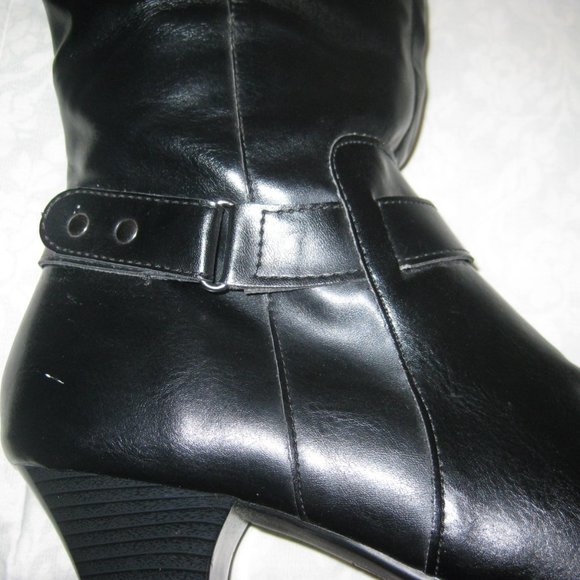 AEROSOLES | Shoes | Aerosoles Heel Rest Plus Size Black Kneehigh Boots